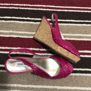 👠💖HP💖 Excellent condition sz8 pink wedges👠